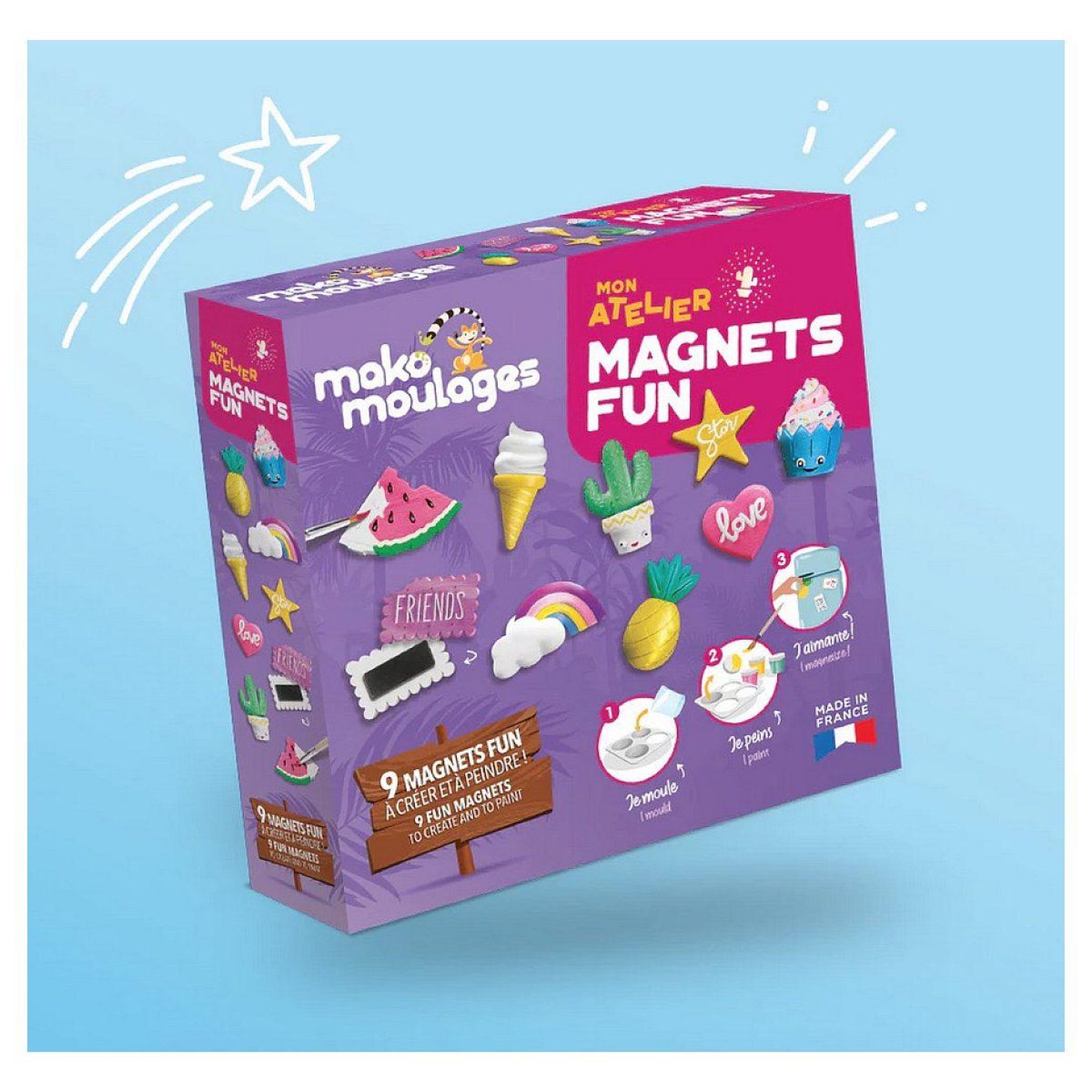 Mako Creations Atelier magnets fun - mako moulage