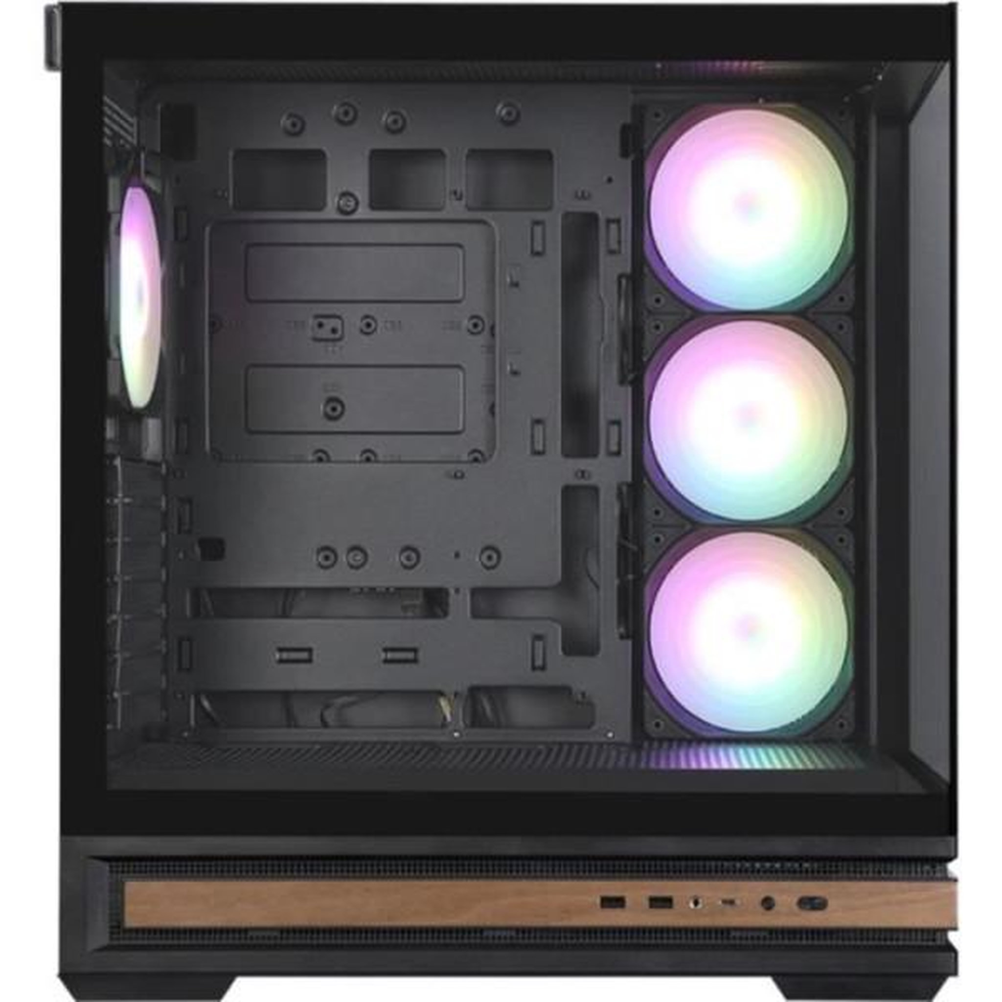 Voir la diapositive 3 : Zalman Boitier sans alimentation - zalman p40 namu - moyen tour - format atx - noir