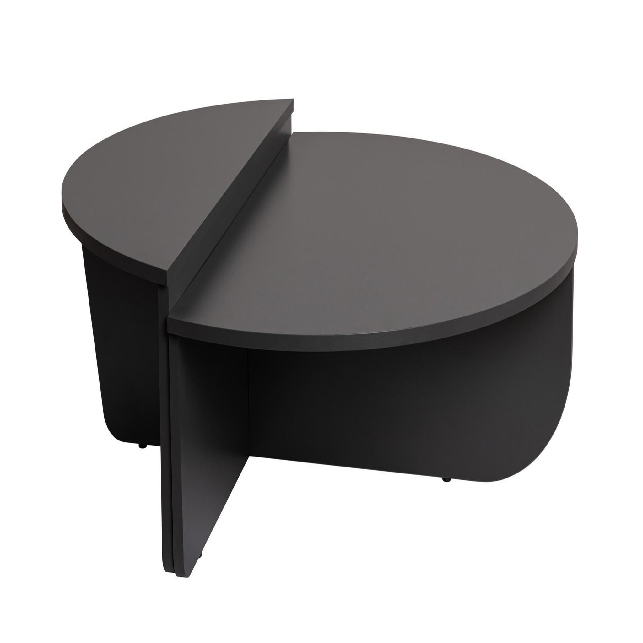 Habitat et Jardin Table basse en bois  orion  90 x 60 x 30 cm - anthracite
