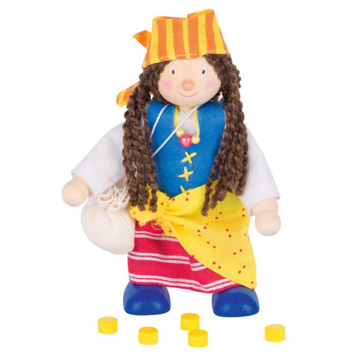 Goki GOKI Poupée articulée pirate fille