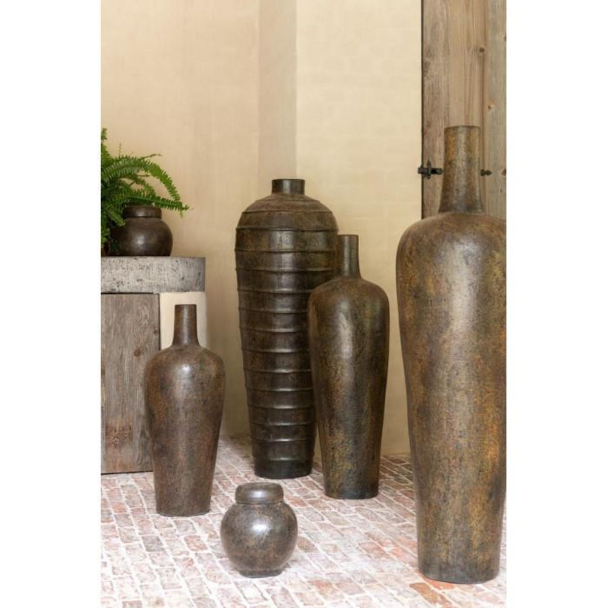 Paris Prix Pot Déco en Terre Cuite  Victor  20cm Marron