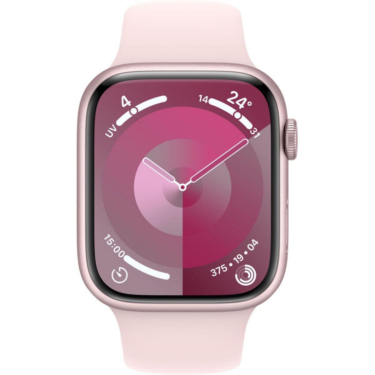 APPLE Montre connectée Serie 9 Cellular 45mm Aluminium / Rose M/L