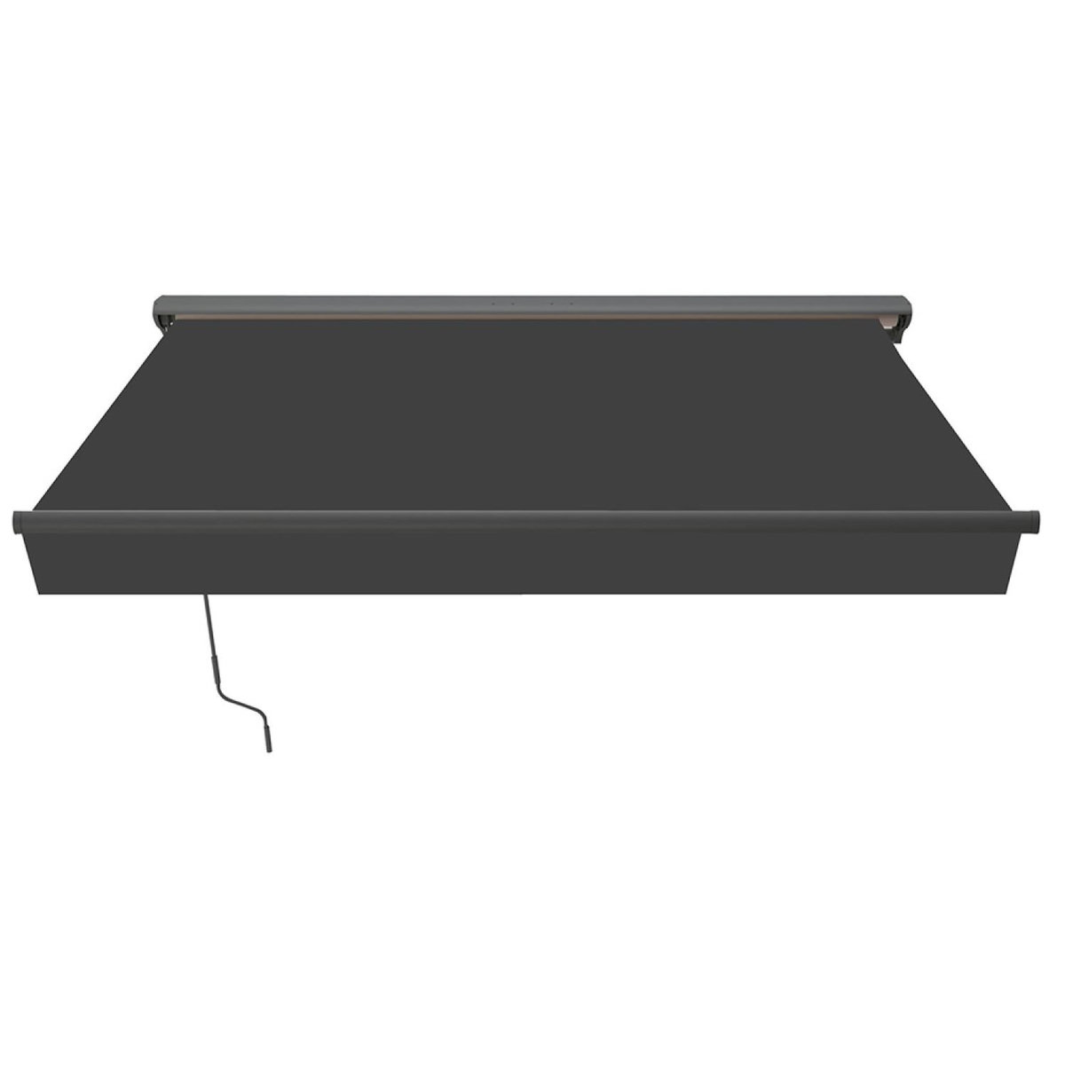 CONCEPT USINE Store banne motorisé 2,95 x 2,5 m en aluminium avec toile gris LOZIO