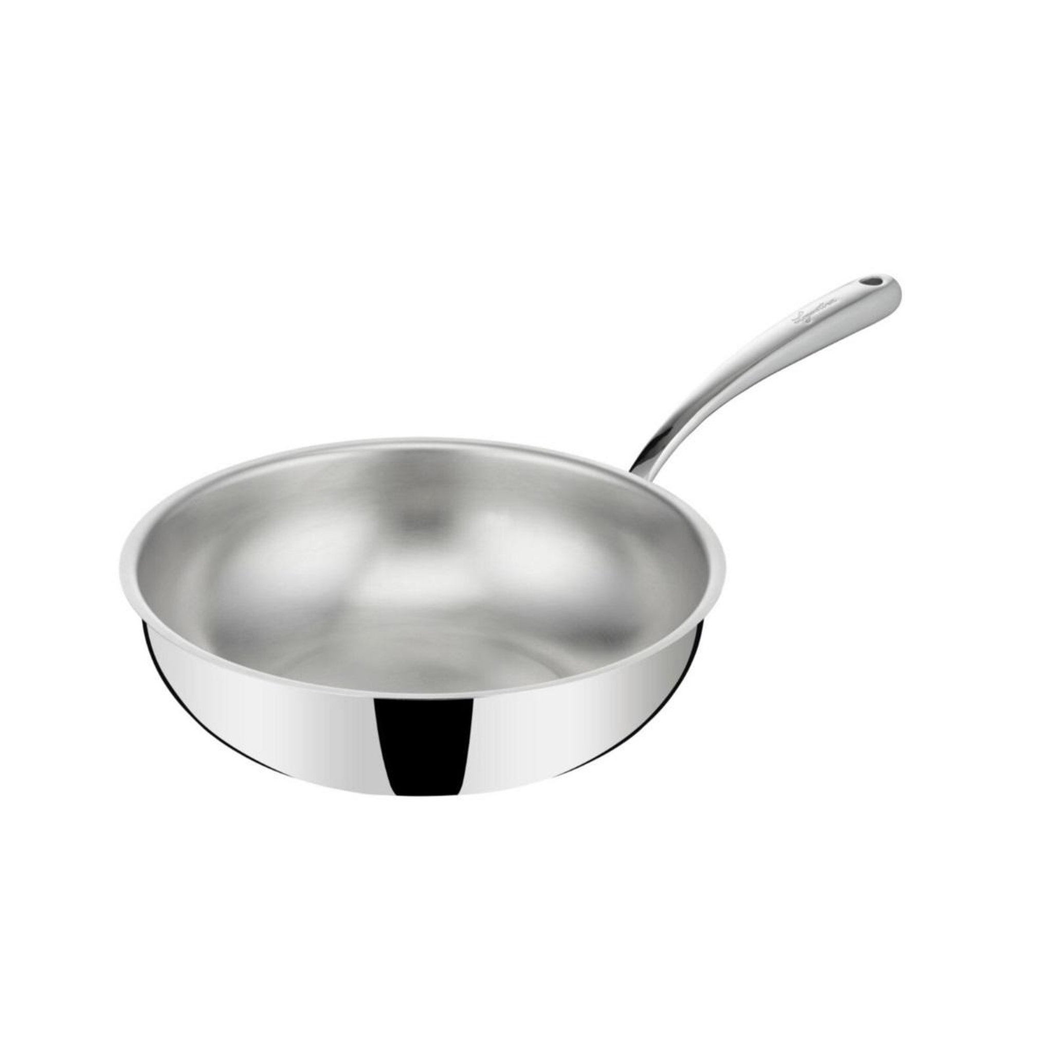 Voir la diapositive 3 : Lagostina Poêle wok inox 26cm avec couvercle - 011204042026