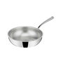 Voir la diapositive 3 : Lagostina Poêle wok inox 26cm avec couvercle - 011204042026