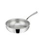 Voir la diapositive 3 : Lagostina Poêle wok inox 26cm avec couvercle - 011204042026