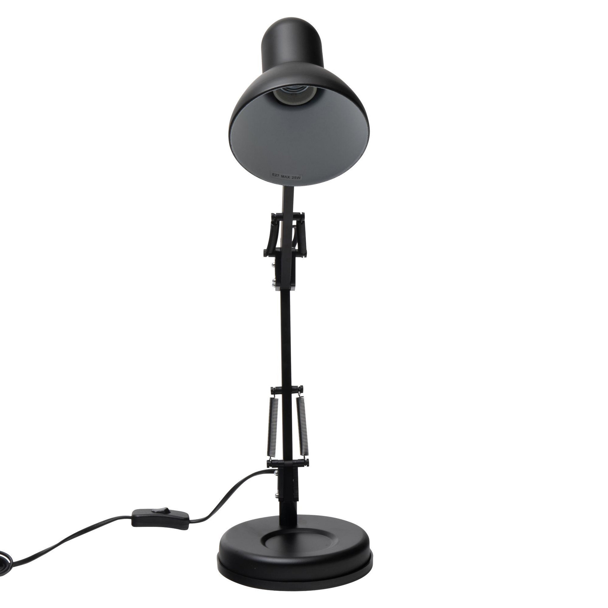 Voir la diapositive 5 : Gsc Lampe de bureau flexible noire