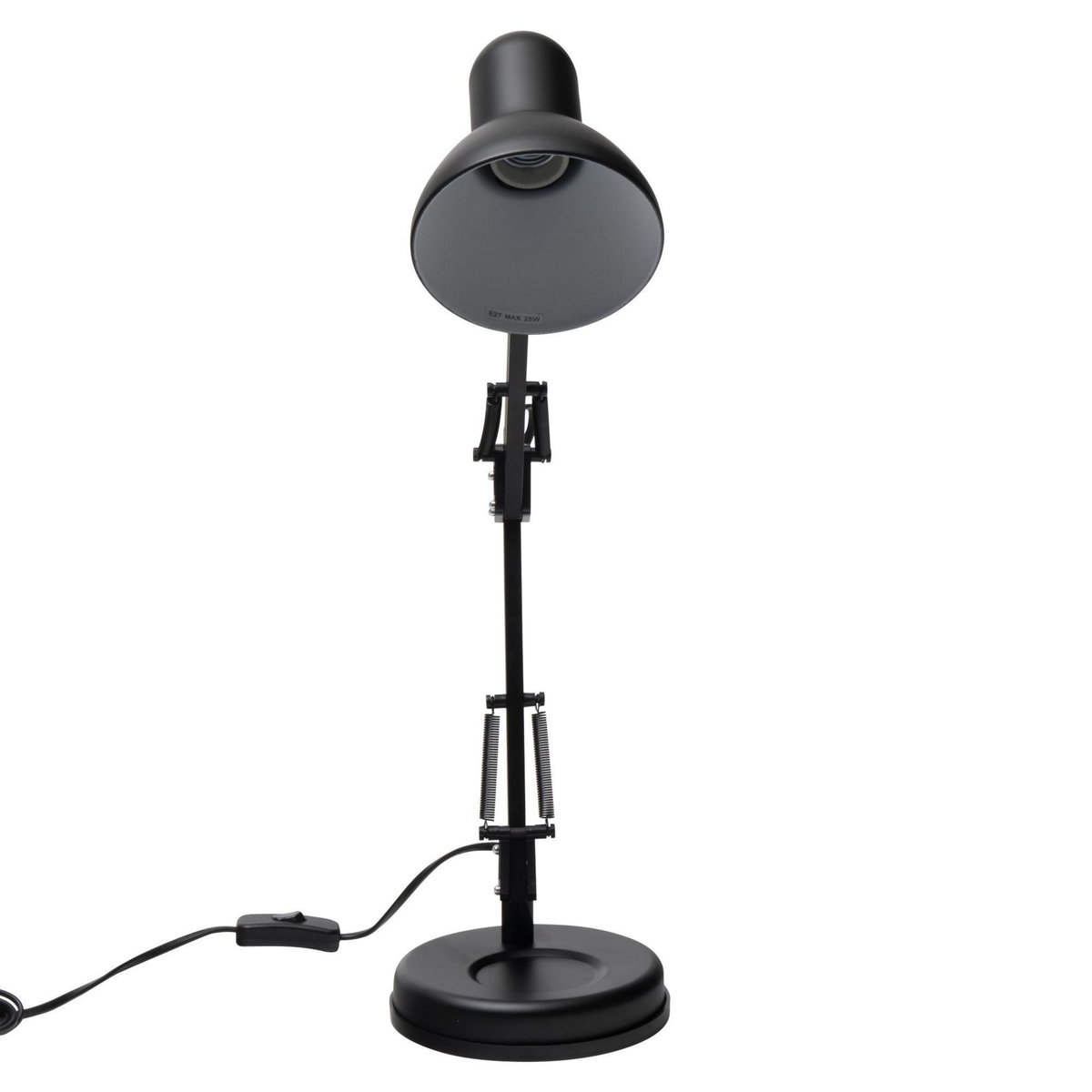 Gsc Lampe de bureau flexible noire