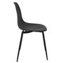 Voir la diapositive 4 : TOILINUX Lot de 6 chaises GUSTAV - Noir
