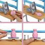 Voir la diapositive 3 : MATTEL Coffret poupée Barbie artistique + Accessoires
