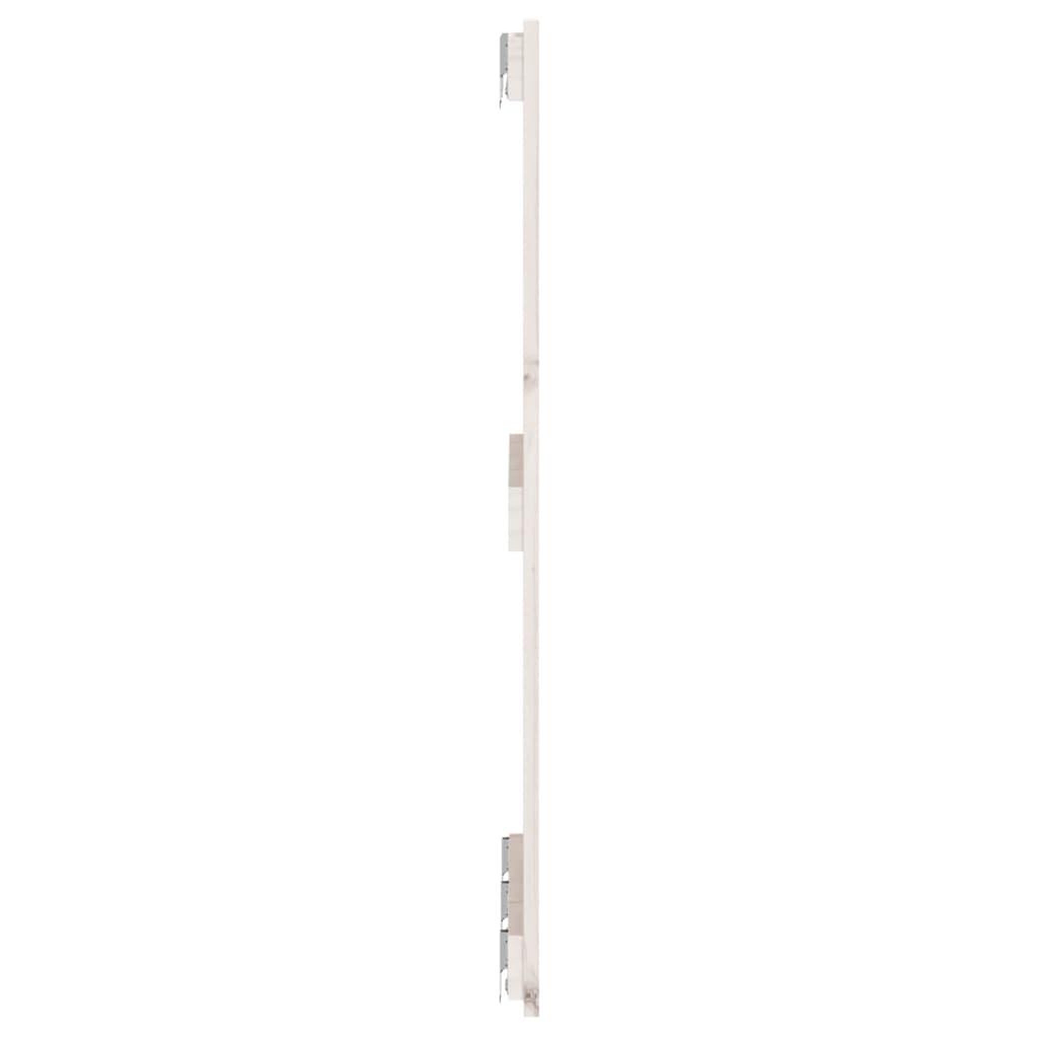 Voir la diapositive 5 : VIDAXL Tete de lit murale Blanc 166x3x90 cm Bois massif de pin