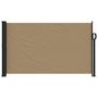 Voir la diapositive 3 : VIDAXL Auvent lateral retractable taupe 120x500 cm