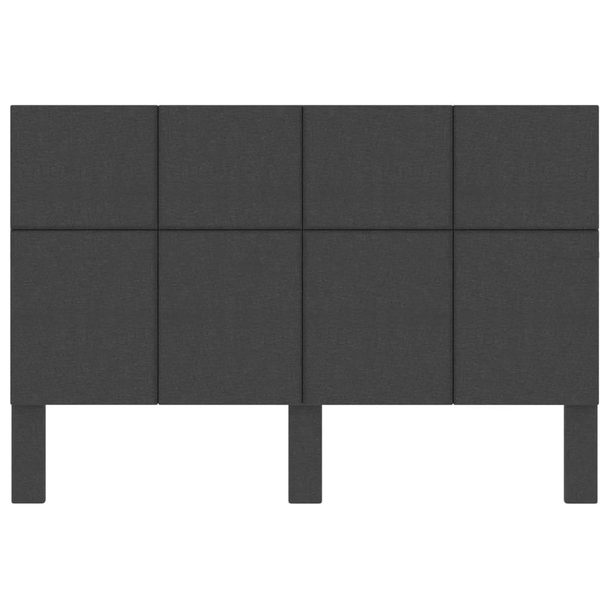 Voir la diapositive 4 : VIDAXL Tete de lit Gris fonce Tissu 180x200 cm