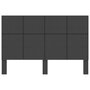 Voir la diapositive 4 : VIDAXL Tete de lit Gris fonce Tissu 180x200 cm