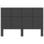 Voir la diapositive 4 : VIDAXL Tete de lit Gris fonce Tissu 180x200 cm