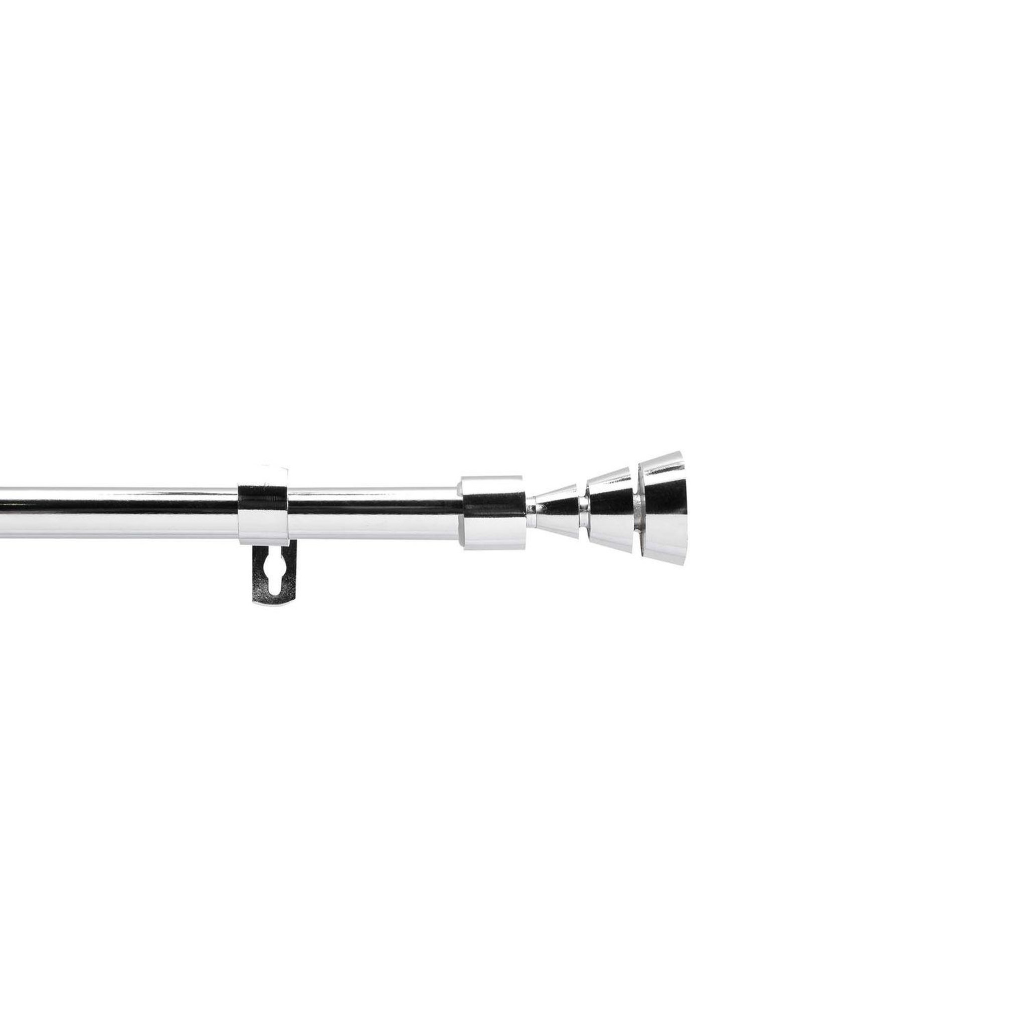 Douceur d'Intérieur Kit de tringle à rideaux extensible quasar - l210 /l380 cm - chromé