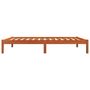 Voir la diapositive 5 : VIDAXL Cadre de lit sans matelas cire marron 90x200 cm bois pin massif