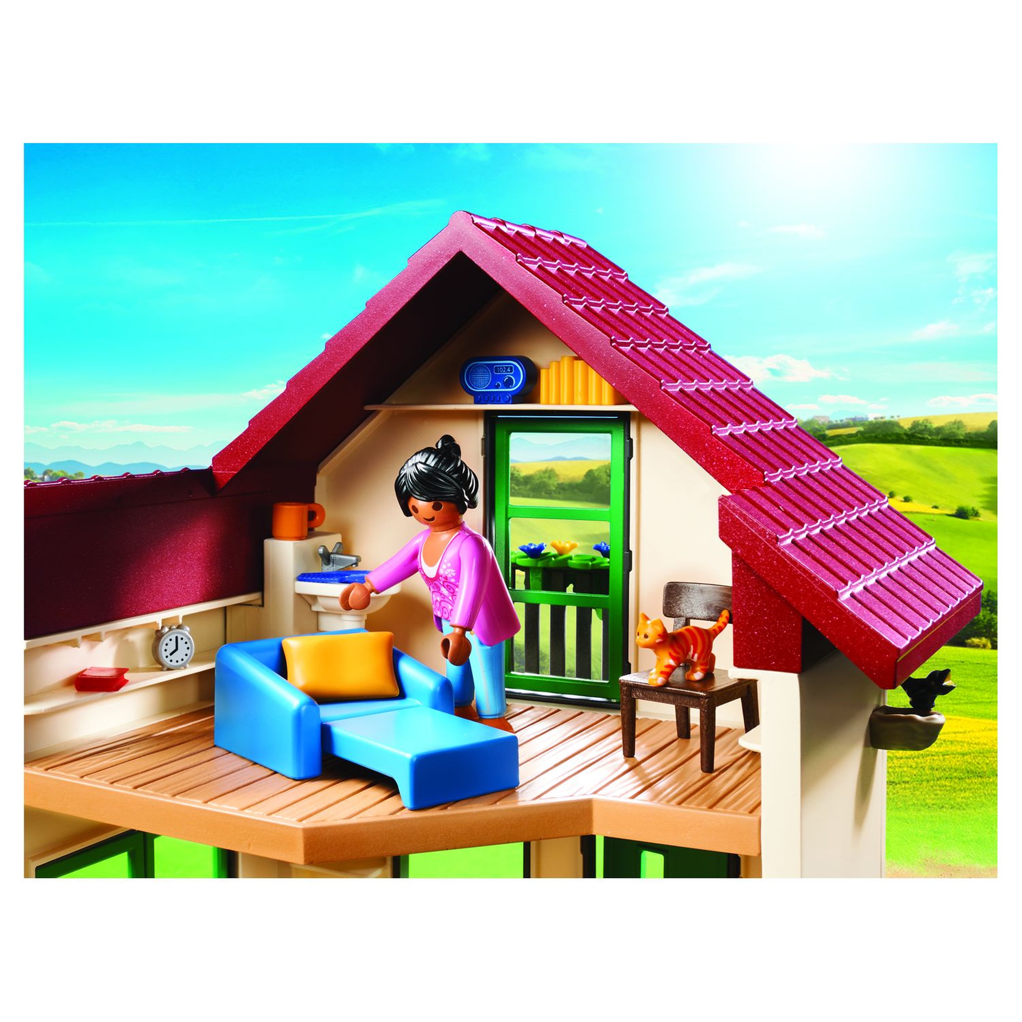 Voir la diapositive 3 : PLAYMOBIL 70133 - Country - Maisonnette des fermiers