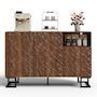 Voir la diapositive 1 : MERAX Buffet 2 porte(s) 2 tiroir(s) - 120 cm marron mdf