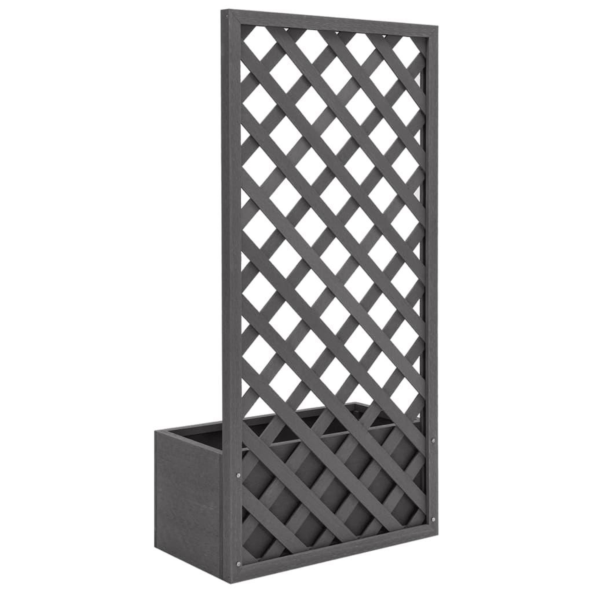 Voir la diapositive 4 : VIDAXL Jardiniere en treillis 65x30x135 cm WPC