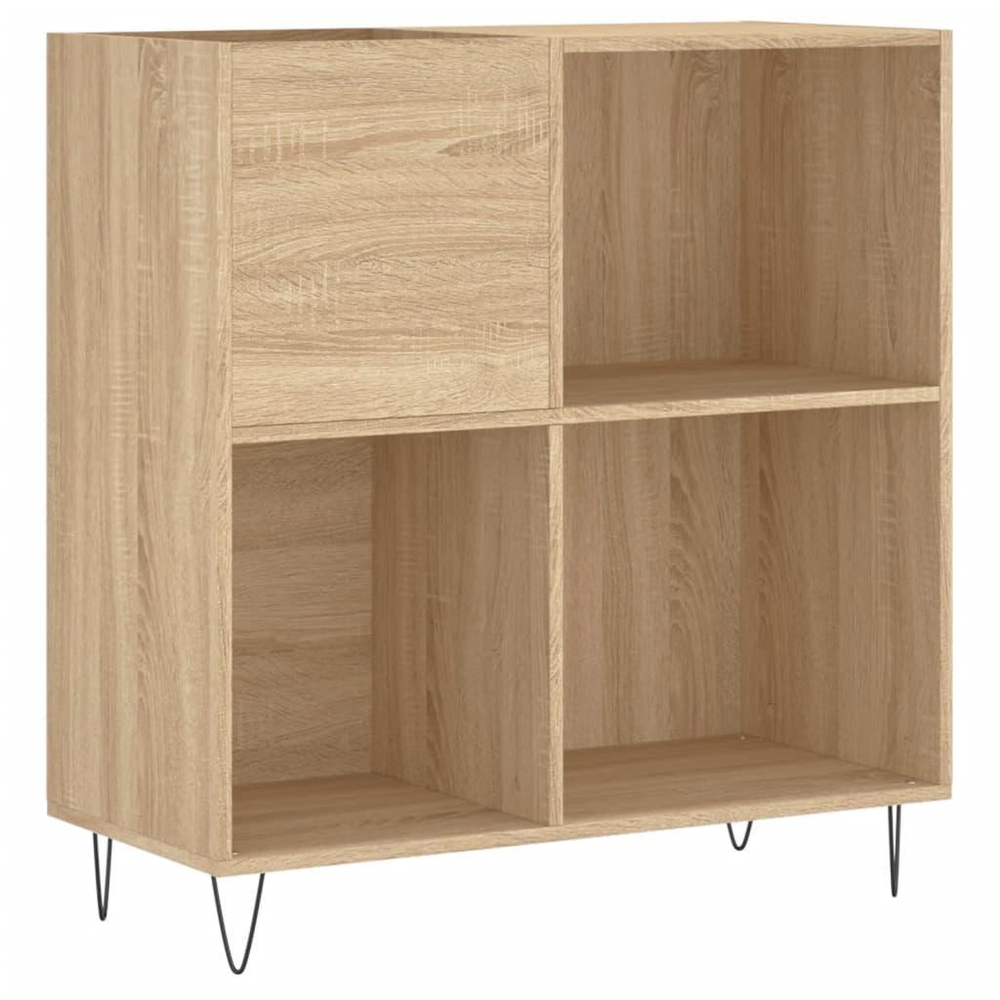 Voir la diapositive 2 : VIDAXL Armoire a disques chene sonoma 84,5x38x89 cm bois d'ingenierie