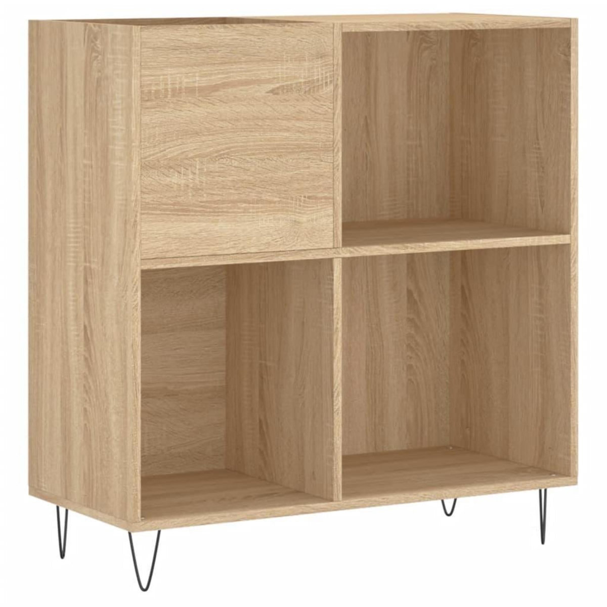 VIDAXL Armoire a disques chene sonoma 84,5x38x89 cm bois d'ingenierie