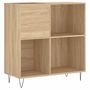 Voir la diapositive 2 : VIDAXL Armoire a disques chene sonoma 84,5x38x89 cm bois d'ingenierie