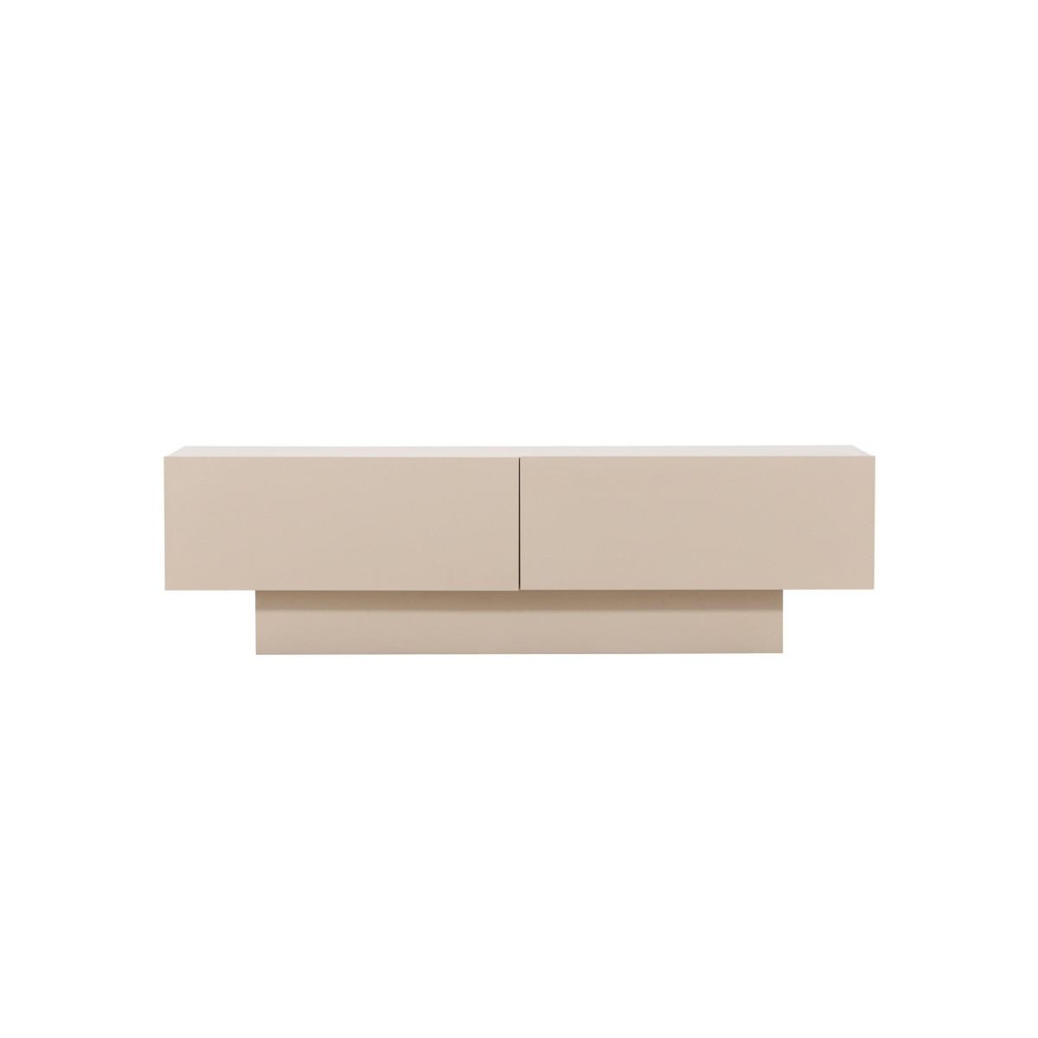 Voir la diapositive 2 : Paris Prix Meuble tv 2 portes  cuenca  160cm beige