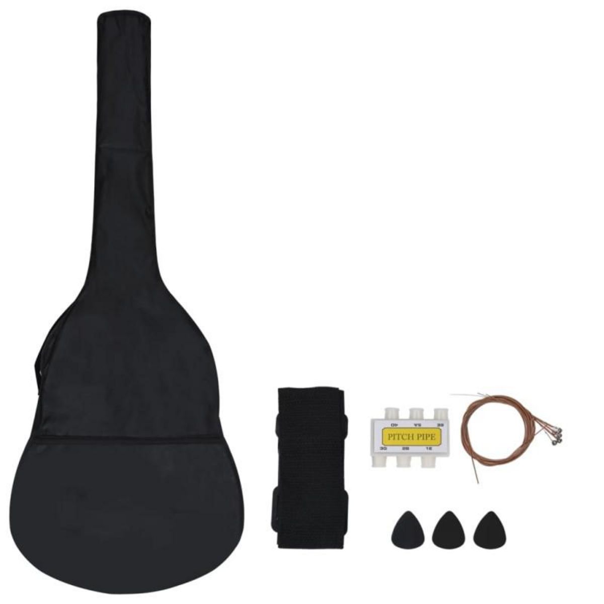 VIDAXL Ensemble de guitare classique pour débutants 8 pcs 1 2 34