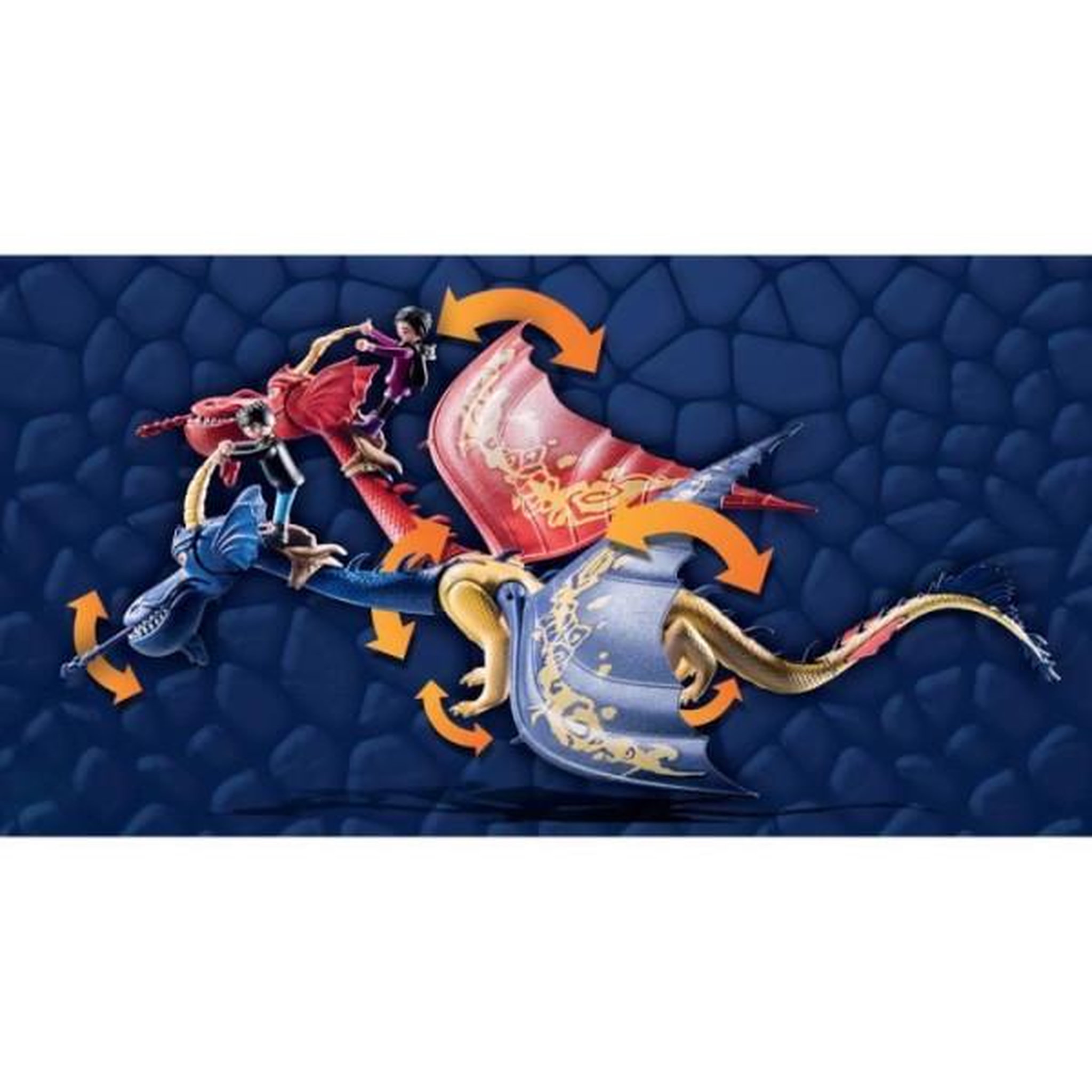 Voir la diapositive 6 : PLAYMOBIL Dragons Set de Jeu The Nine Realms - Wu & Wei avec Jun