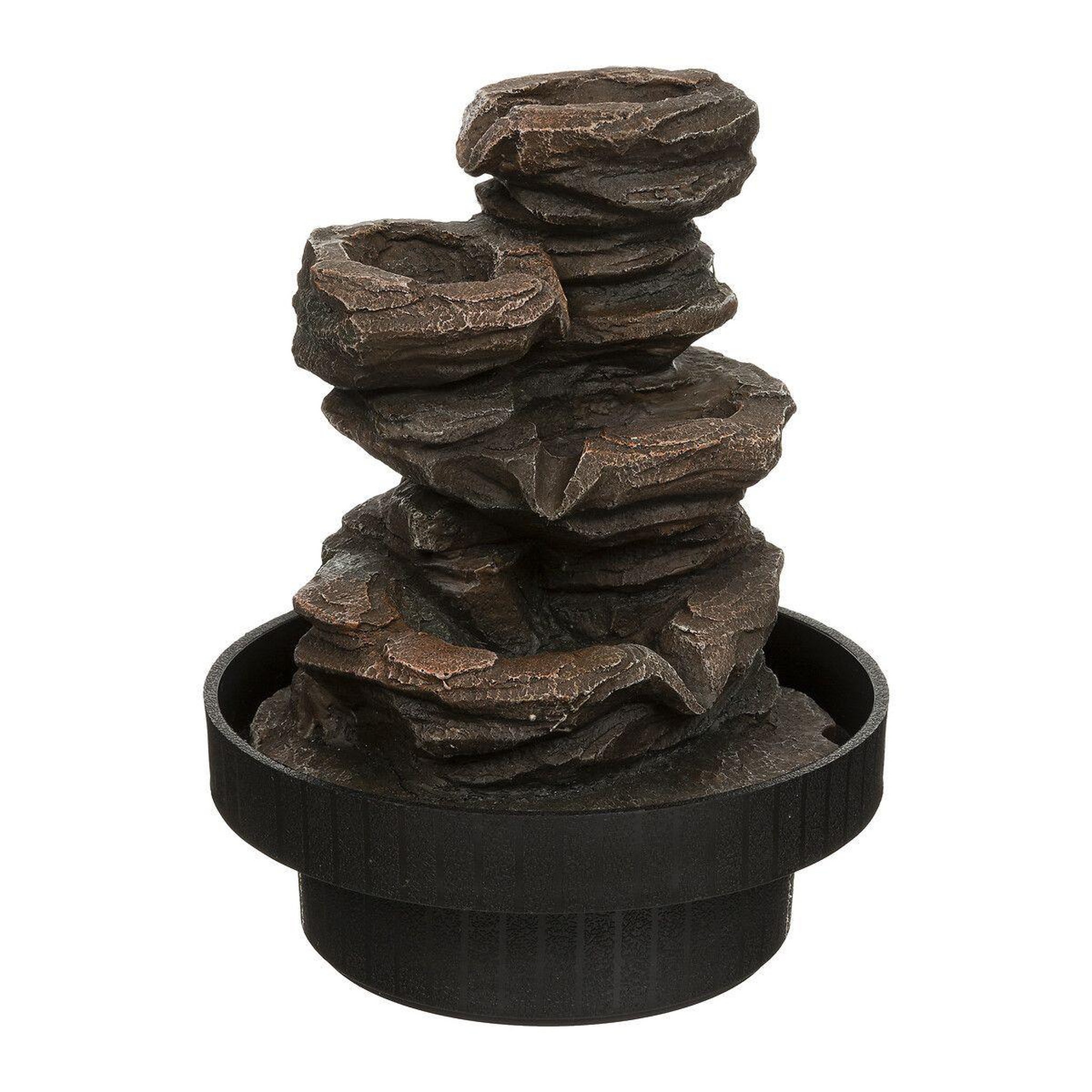 ATMOSPHERA Fontaine design  sharmila  22cm noir & naturel