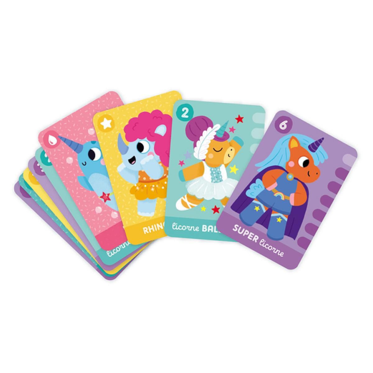 Nathan Jeu de cartes Licornes Party