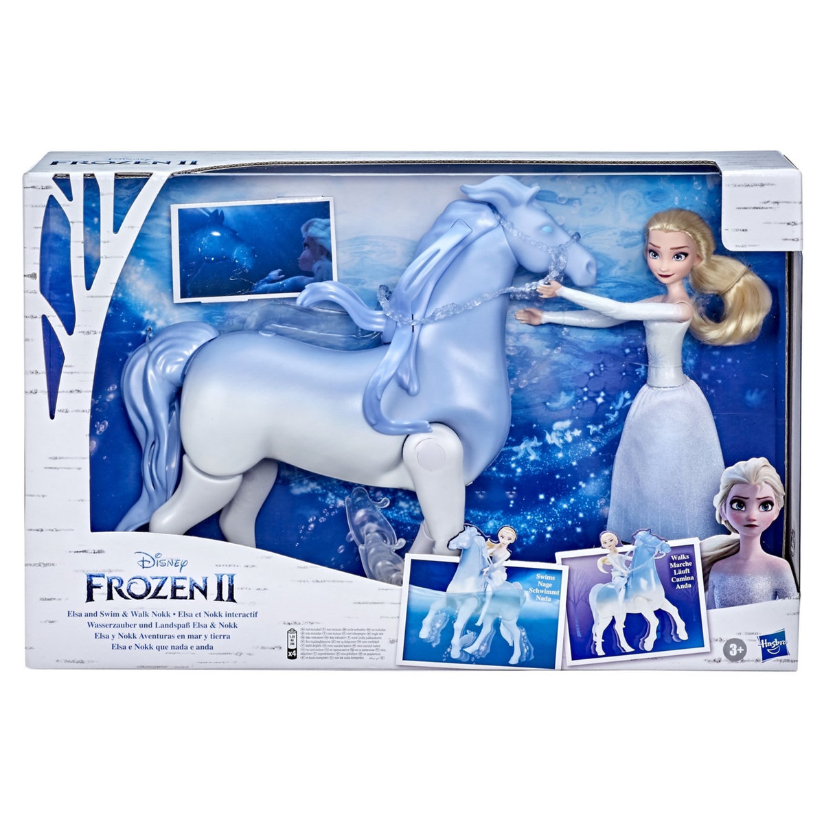 HASBRO Disney La Reine des Neiges 2 - Elsa et son cheval Nokk