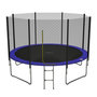 Voir la diapositive 1 : JUMP4FUN Trampoline pour enfant Jump4Fun Deluxe filet extérieur -14FT (427 cm)