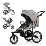 KINDERKRAFT Poussette tout terrain helsi 2 pratique confortabl. Coloris disponibles : Noir