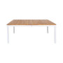 Voir la diapositive 6 : SWEEEK Table de jardin acacia avec coins arrondis, 8 chaises, 160 x 90 x 75 cm