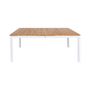 Voir la diapositive 6 : SWEEEK Table de jardin acacia avec coins arrondis, 8 chaises, 160 x 90 x 75 cm