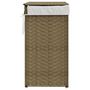 Voir la diapositive 5 : VIDAXL Panier a linge avec couvercle 46x33x60 cm resine tressee