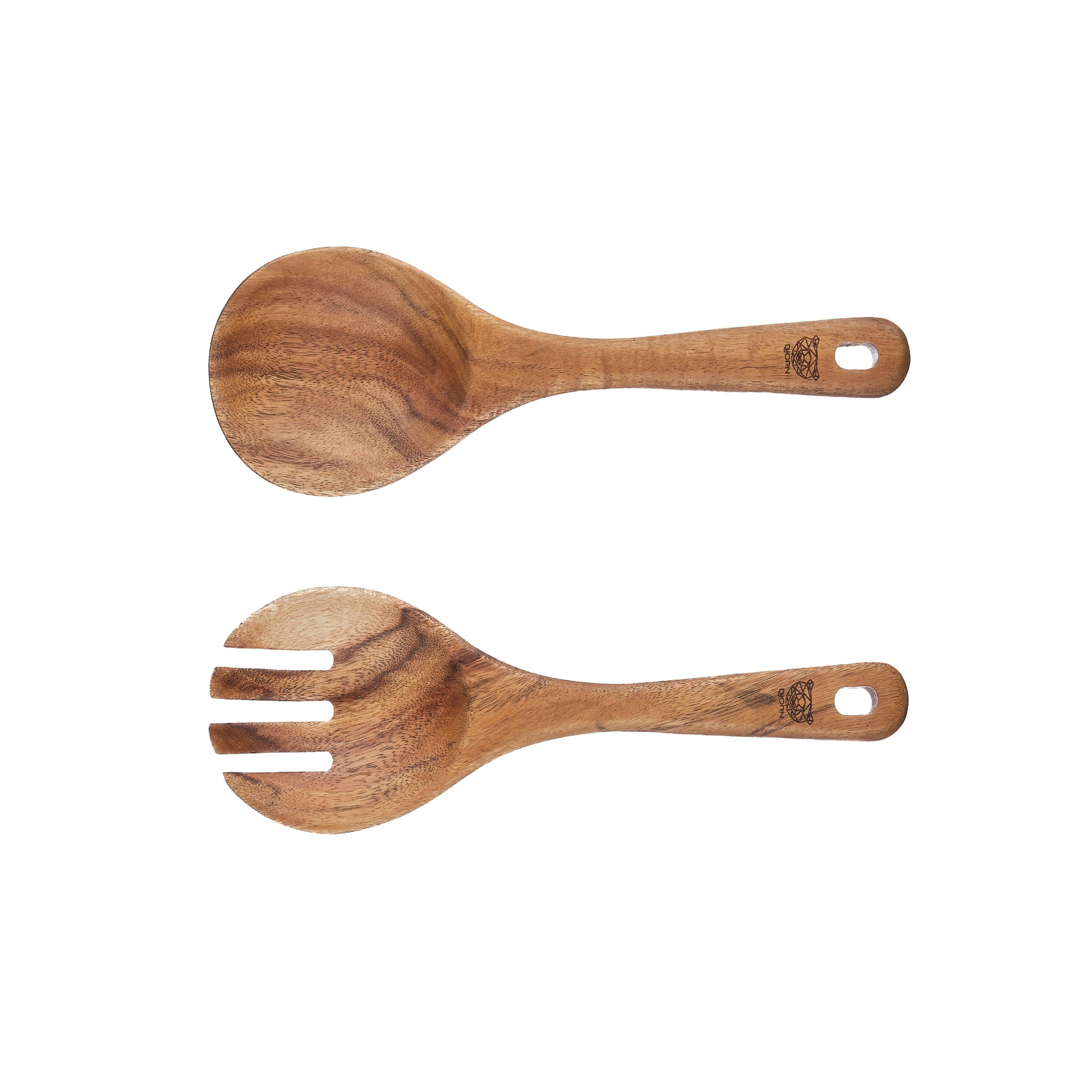 BJORN Couverts à salade en bois d'acacia ESKIL