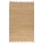 Voir la diapositive 1 : VIDAXL Tapis tisse a la main Jute 120 x 180 cm Naturel