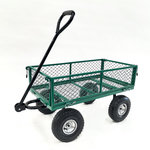 WERKAPRO Chariot remorque grillagé de jardin WERKA PRO  65l