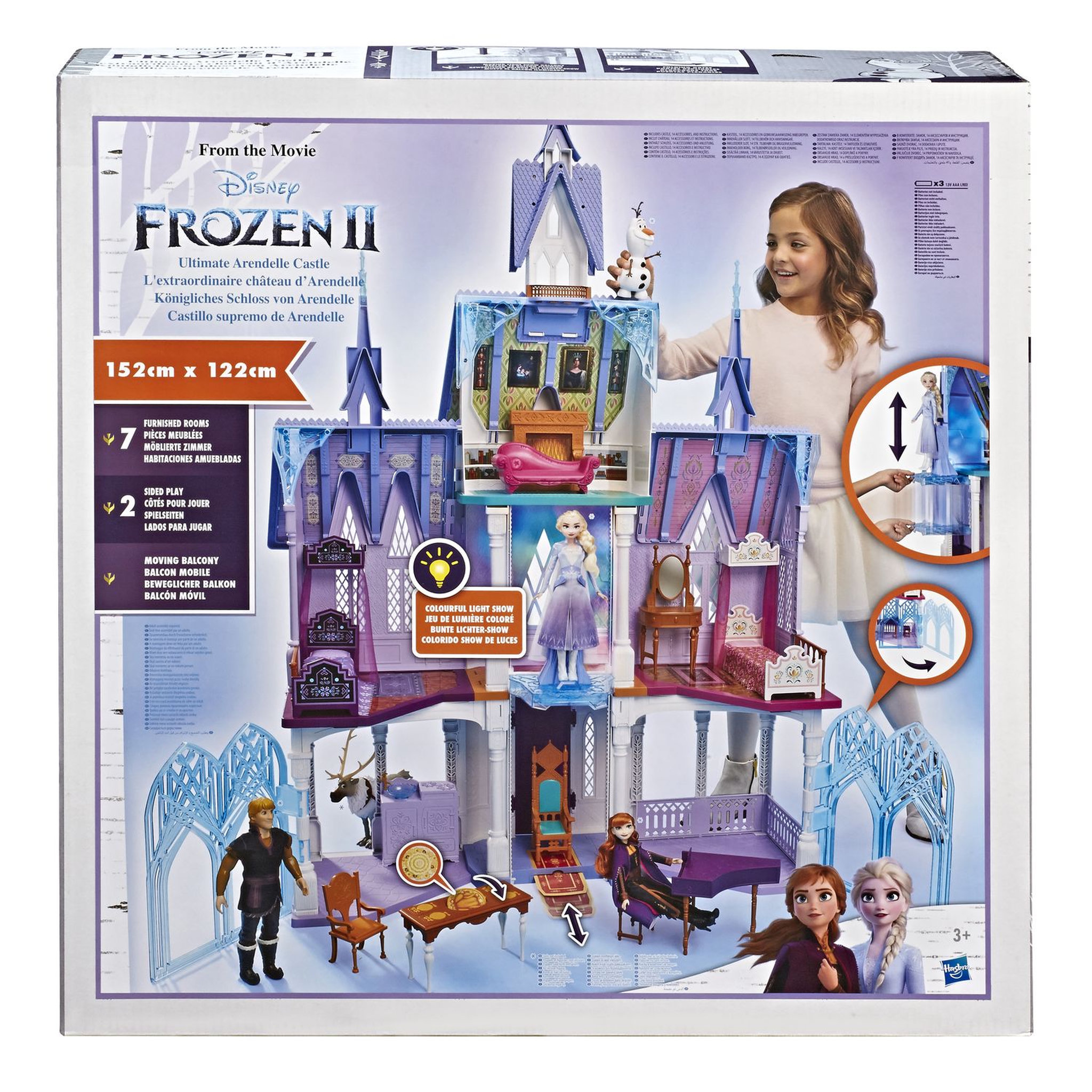Voir la diapositive 5 : Frozen L'extraordinaire château d'Arendelle 150x122 cm - La Reine des Neiges 2