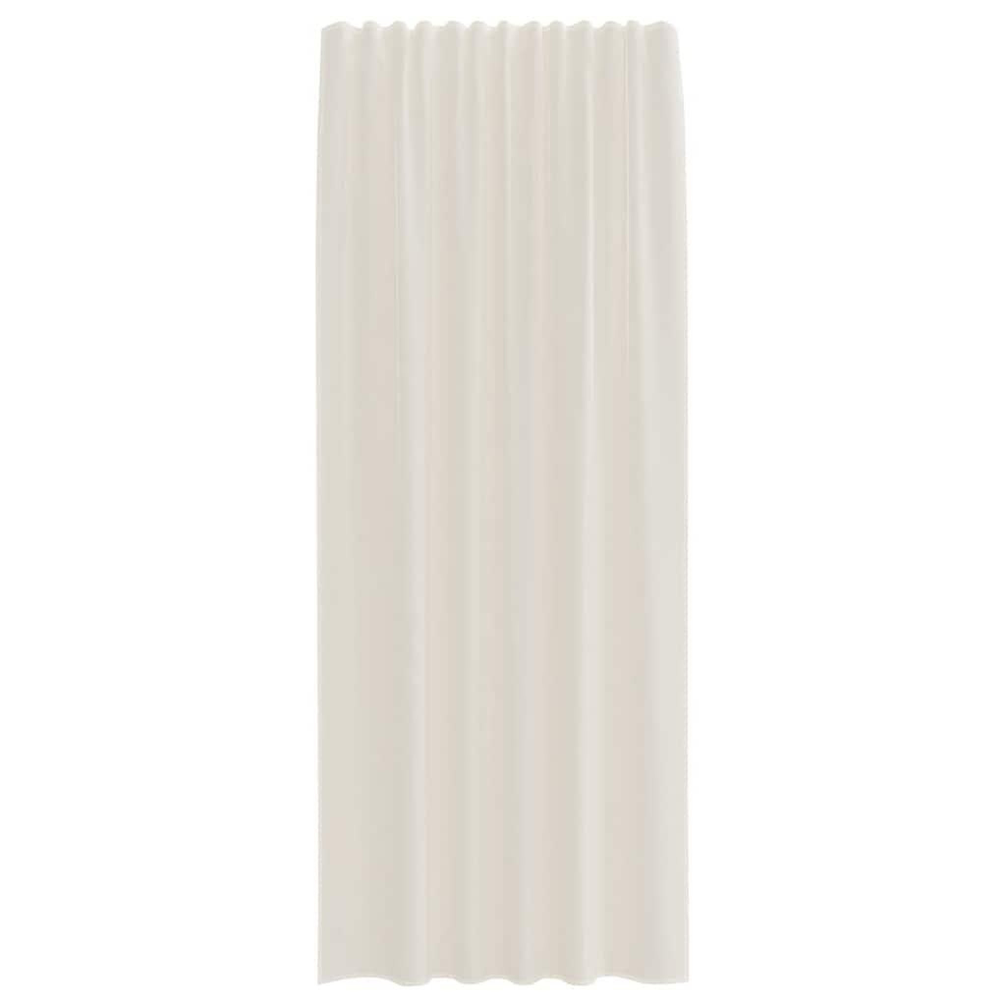 Voir la diapositive 4 : VIDAXL Rideaux en voile avec passants 2 pcs creme