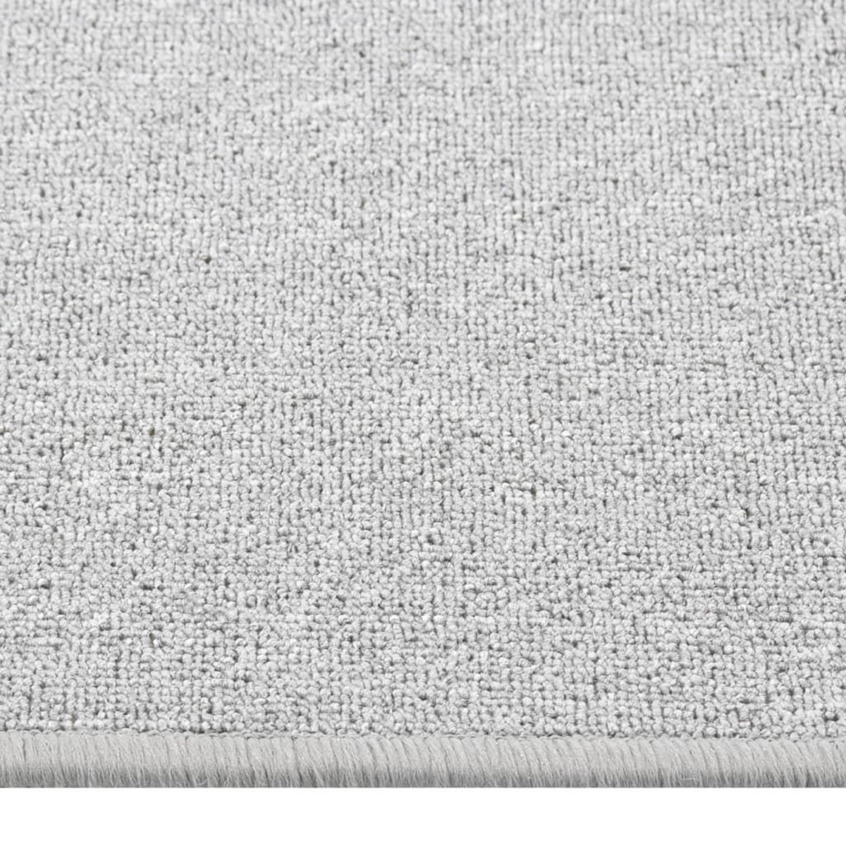 VIDAXL Tapis de couloir Gris clair 80x200 cm