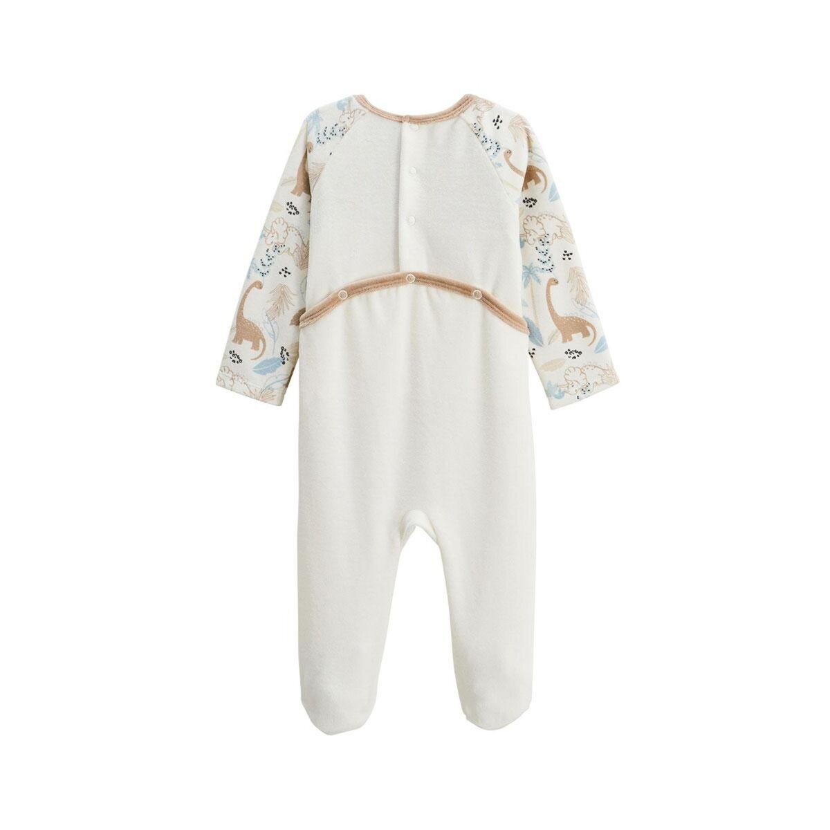 Petit Béguin Pyjama bébé en velours Nino