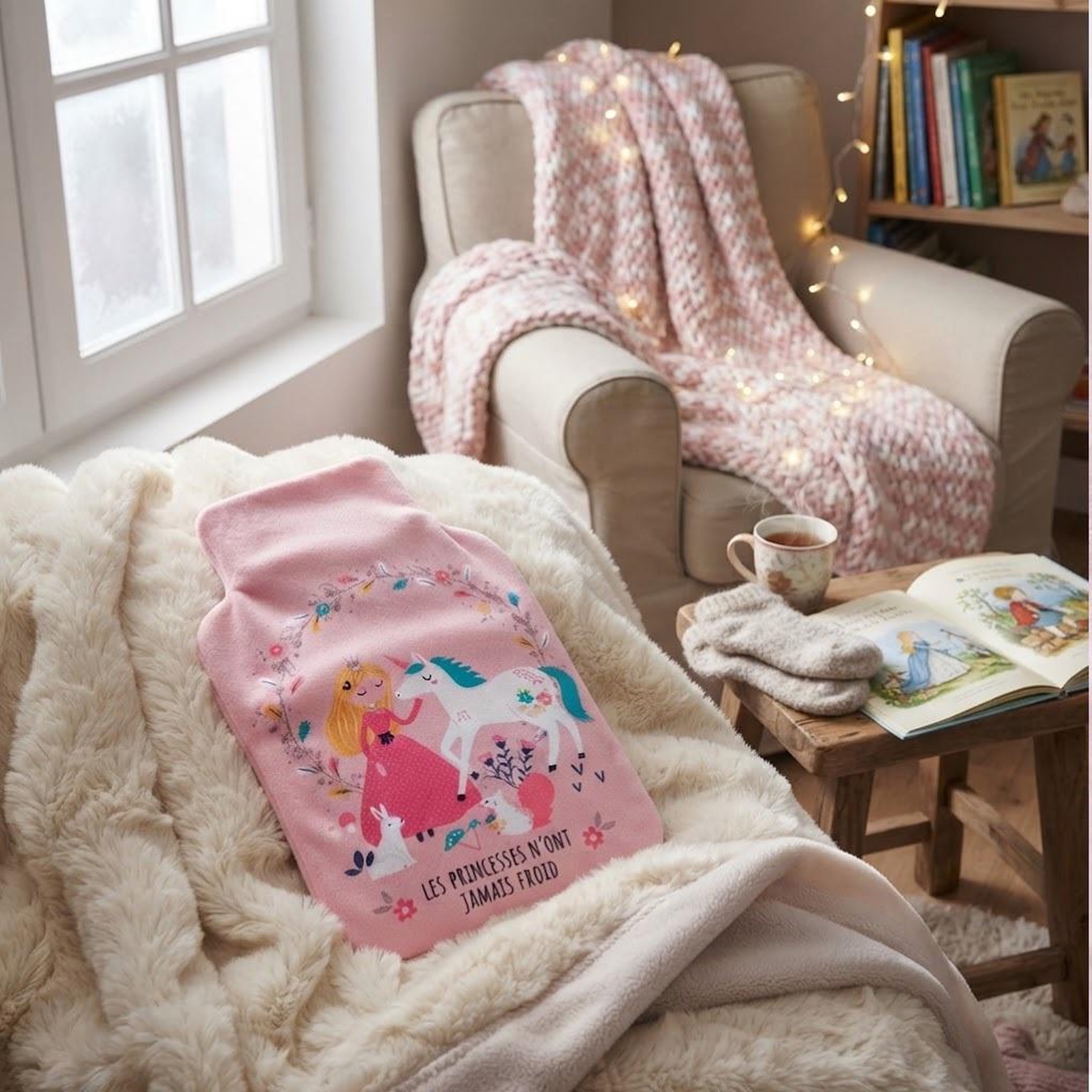 Voir la diapositive 5 : Eden Housse de bouillotte les princesses n'ont jamais froid