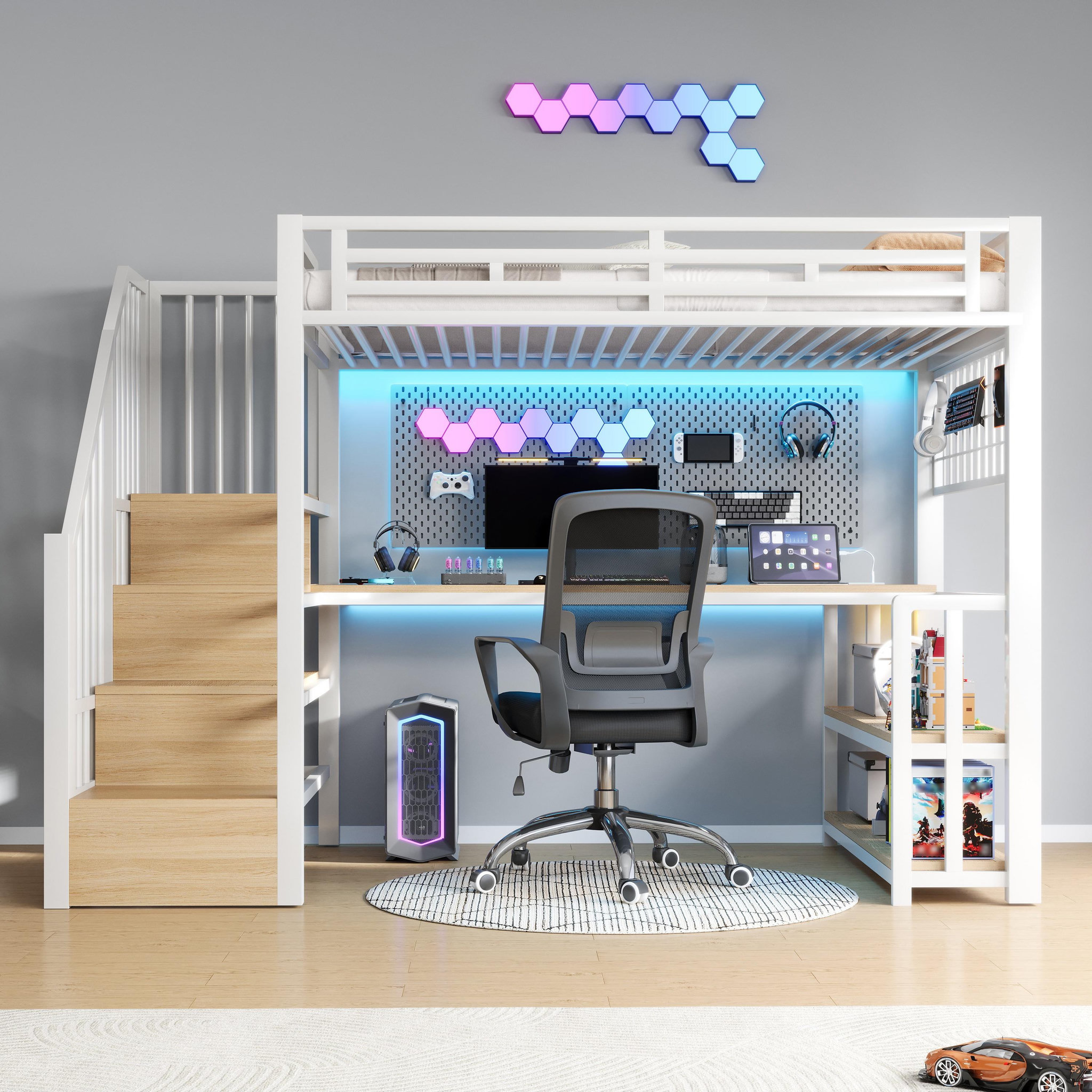 Voir la diapositive 2 : MERAX Lit mezzanine