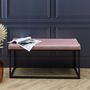 Voir la diapositive 6 : Paris Prix Banc Design  Giulia  100cm Rose