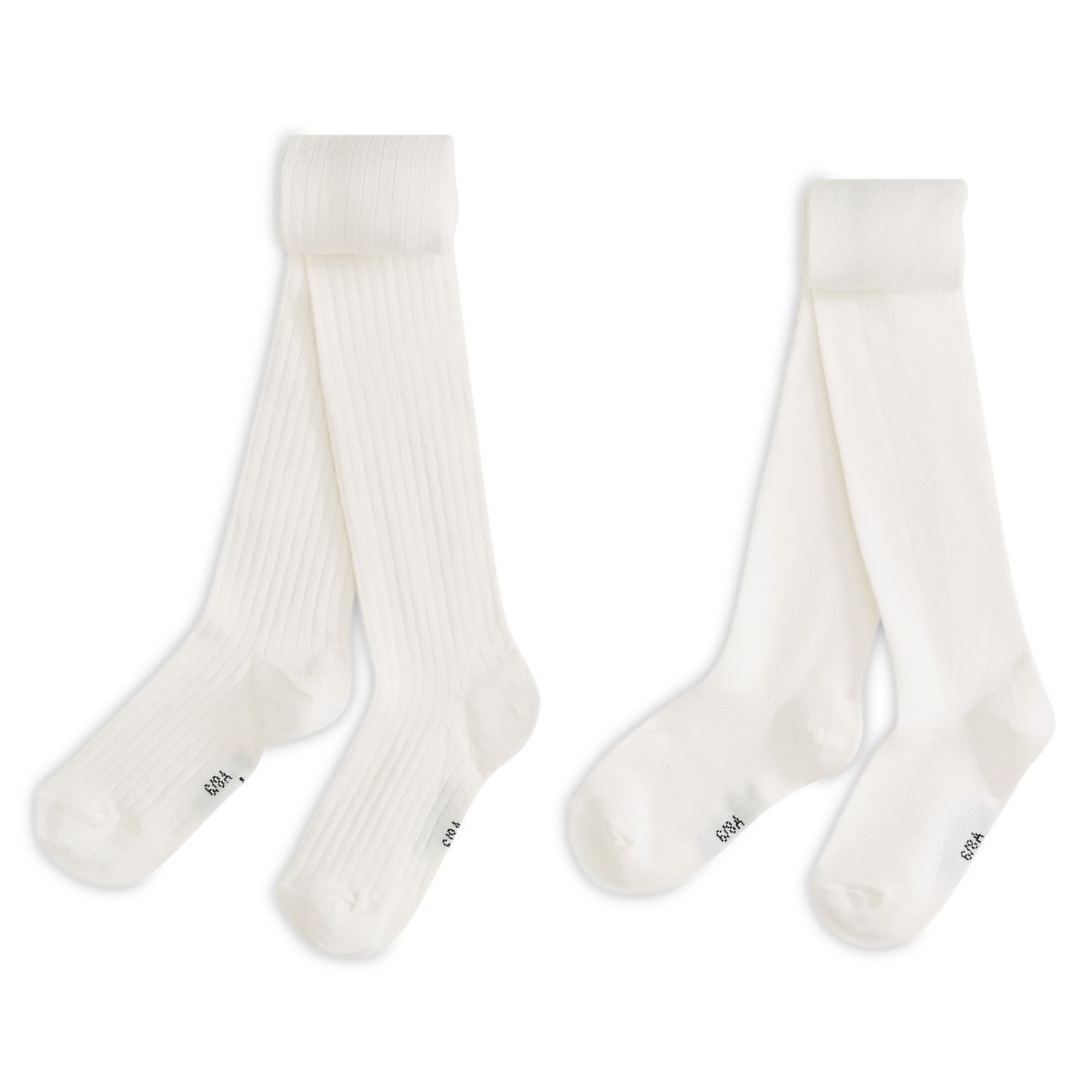 IN EXTENSO Lot de 2 paires de collants chauds fille