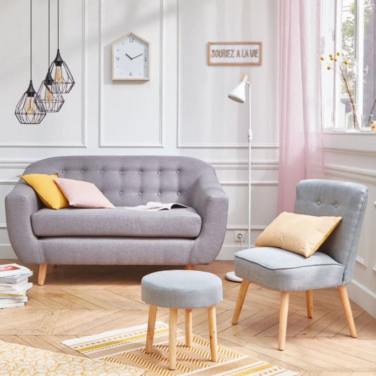 ATMOSPHERA Suspension en métal filaire x 3  Kaore  Atmosphera